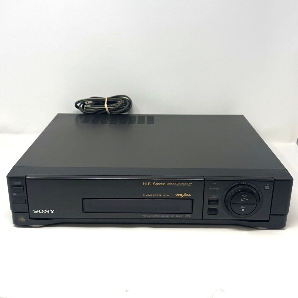 Sony SLV-900HF VHS VCR Hi-Fi Stereo Flying Erase Head Powers On Parts Repair